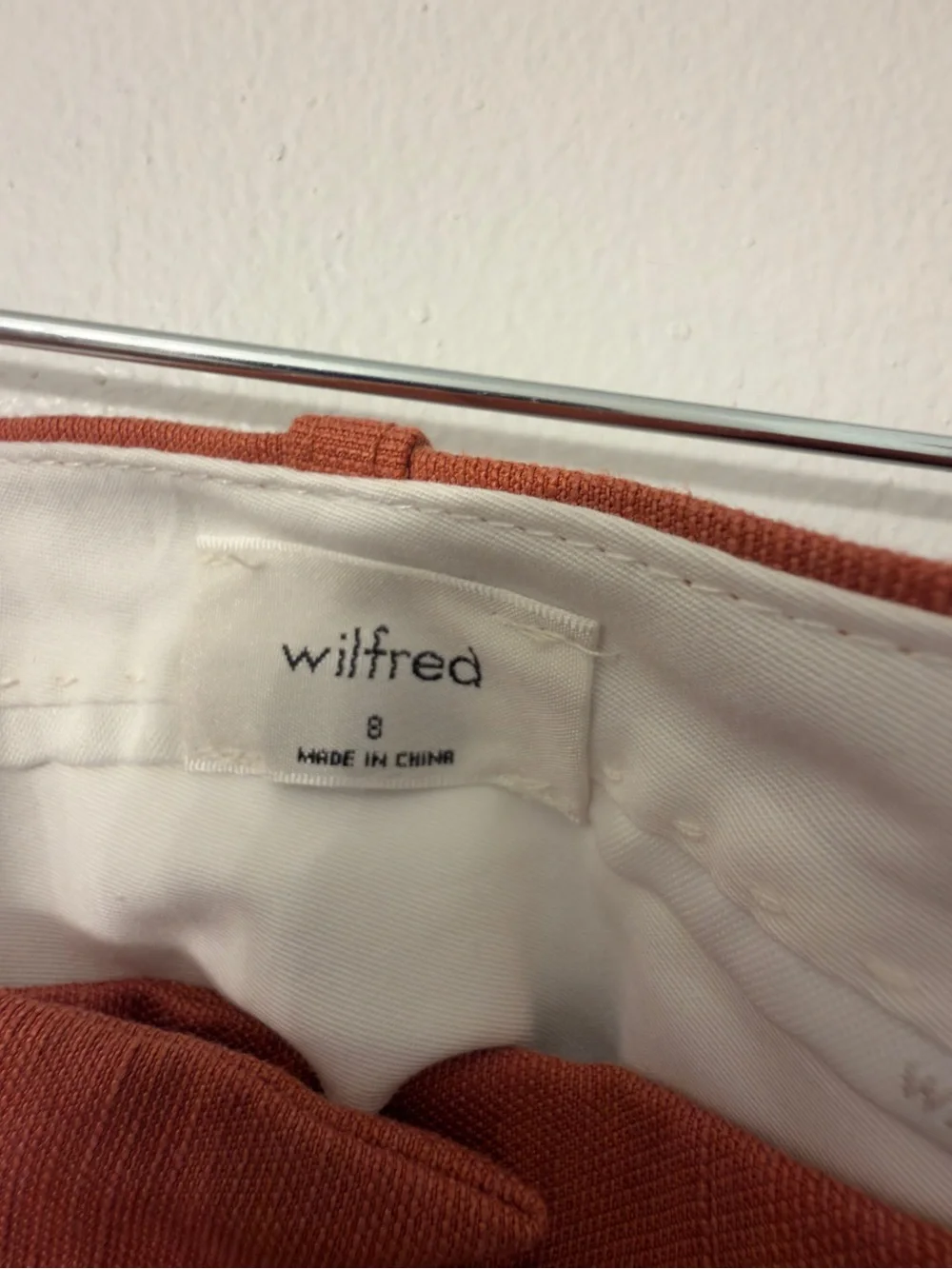 Aritzia Effortless Pants - Trousers - Rust/Burnt Orange